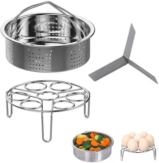 3-delige accessoireset voor snelkookpan