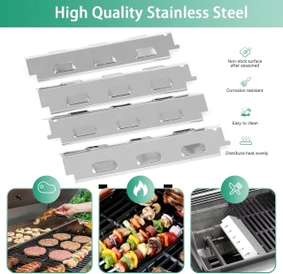 37 cm RVS-branderafdekking gasgrill – diverse merken