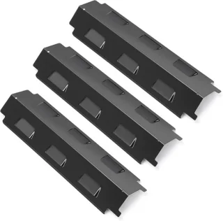 3x merkloze porseleinen stalen grill-hitteplaten