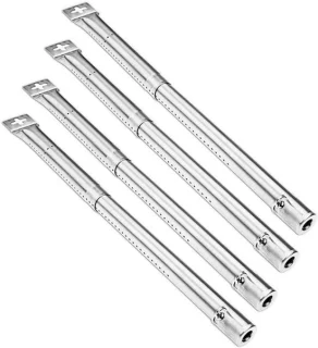 42204 universele rvs-vervangingsbuisbranders voor bbq-gasgrills, 4-pack