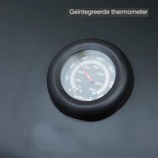 Barbecook Luca 312 gasbarbecue zwart met kast en zijbrander