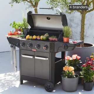 Barbecook Luca 412 gasbarbecue zwart