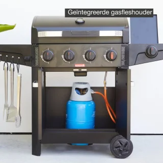 Barbecook Luca 412 gasbarbecue zwart