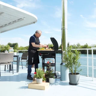 Barbecook Siesta 210 Graphite gasbarbecue zwart