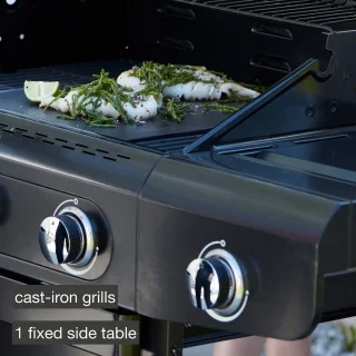 Barbecook Siesta 210 Graphite gasbarbecue zwart