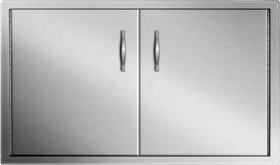BBQ Luxe Dubbele Deur RVS 88x48 cm