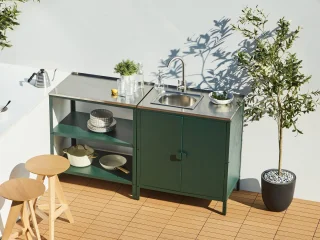 BELIANI VILAMA - 2-delig tuin kookeiland