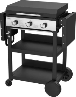 BIGHORN Plancha Grill Gasbarbecue 3 Branders Trolley