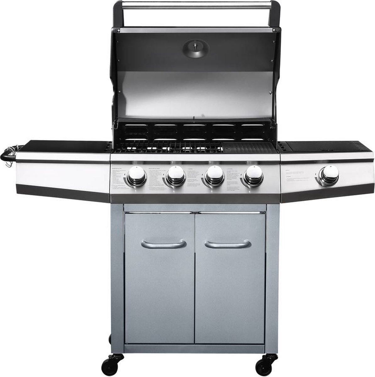 Wat vinden we goed aan de Bingo 5 Gas BBQ met 5 branders en zijbrander Zilver