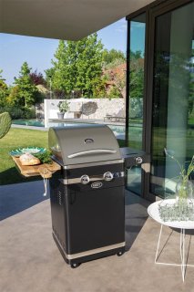 Boretti Bernini Nero Buitenkeuken 2-branders zwart