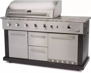 Boretti Luciano Gasbarbecue Zilver