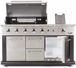 Boretti Luciano Gasbarbecue Zilver
