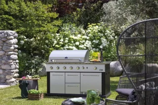 Boretti Luciano Gasbarbecue Zilver