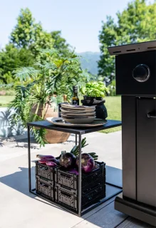 Boretti Luciano Nero Gasbarbecue Zwart