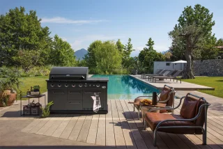 Boretti Luciano Nero Gasbarbecue Zwart