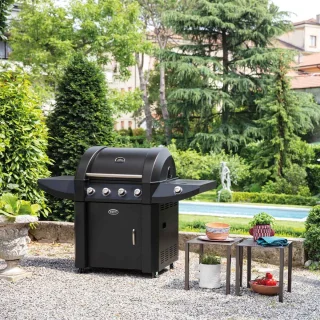 Boretti Robusto Buitenkeuken 4 Branders Zwart