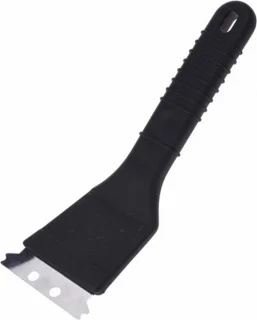 Borstelbarbecue 2-in-1 zwart 21 cm