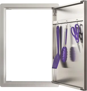 Buitenkeukendeur RVS 17" x 24"