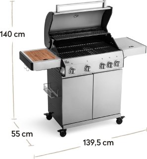 Burnhard Big FRED Deluxe Gas BBQ 4 Branders
