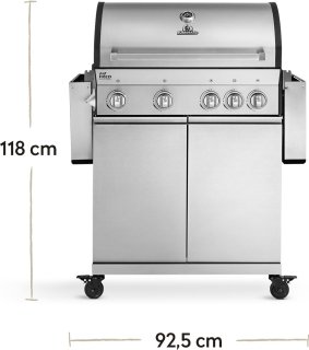 Burnhard Big FRED Deluxe Gas BBQ 4 Branders