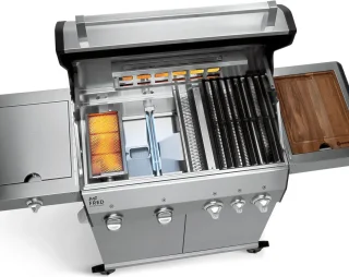 BURNHARD Big FRED Deluxe Series 3 - Gasbarbecue 4 branders