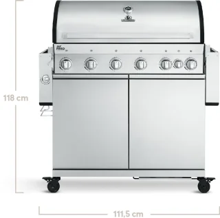 BURNHARD Fat FRED 6-brander gasbarbecue