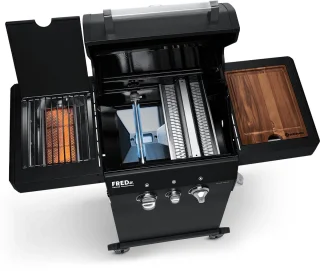 Burnhard Fred Jr. Deluxe 3 Gas BBQ 2 Branders Black Series