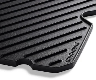 BURNHARD® Gietijzeren omkeerbare bakplaat voor gasbarbecue