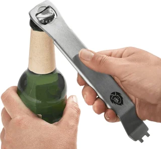 Burnhard Jones Inklapbare 2-Branders Gasbarbecue RVS