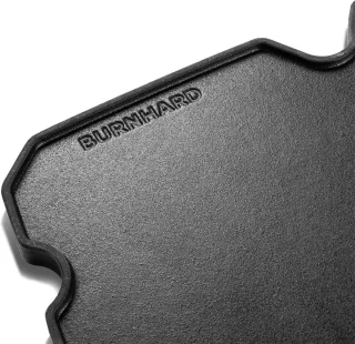 BURNHARD® Omkeerbare gietijzeren BBQ-bakplaat