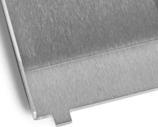 Burnhard Plancha RVS Grillplaat voor Gasbarbecue JONES 18,9x29,2 cm
