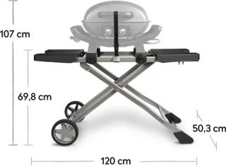 BURNHARD® Trolley voor Wayne gasbarbecue
