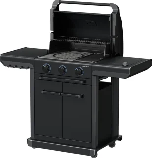 Campingaz 3 Series Onyx S gasbarbecue met zijbrander zwart