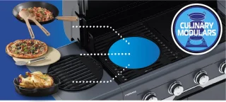 Campingaz 4 Series Onyx S gasbarbecue met zijbrander