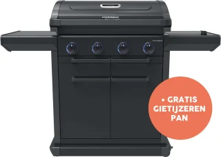 Campingaz 4 Series Onyx S gasbarbecue met zijbrander
