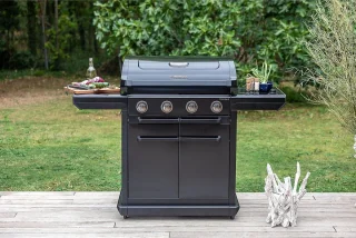 Campingaz 4 Series Onyx S gasbarbecue met zijbrander