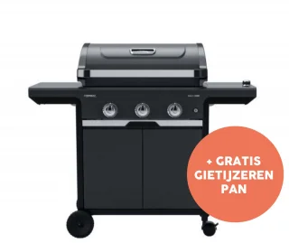 Campingaz Select 3 EXS 3-pits gasbarbecue zwart
