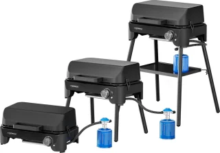 Campingaz Tour & Grill CV Plus Gas BBQ zwart met afneembaar onderstel