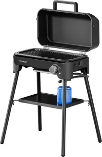 Campingaz Tour & Grill CV Plus Gas BBQ zwart met afneembaar onderstel