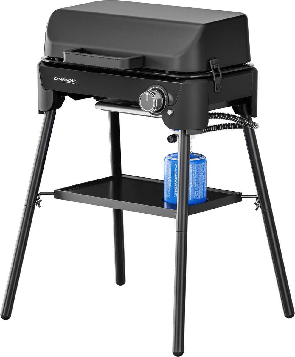 Wat vinden we goed aan de Campingaz Tour & Grill CV Plus Gas BBQ zwart met afneembaar onderstel