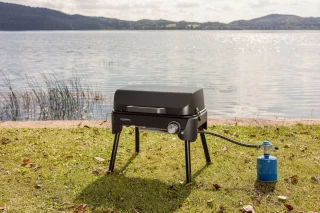 Campingaz Tour & Grill CV Plus Gas BBQ zwart met afneembaar onderstel
