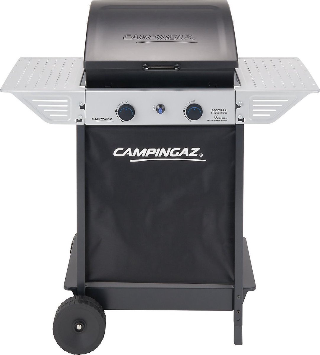 De Campingaz Xpert 100 L Gasbarbecue 2-Branders Grijs/Zwart in één oogopslag