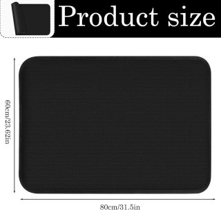 Wat vinden we goed aan de Candala Siliconen onderlegger 60 x 80 cm