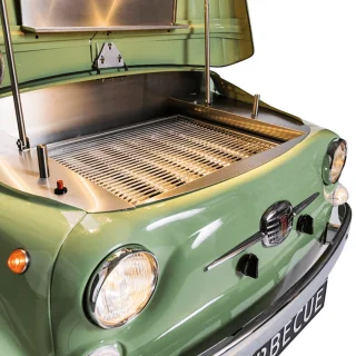 CARBECUE Vaalgroen Fiat 500 Grill