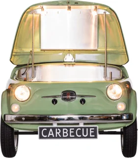 CARBECUE Vaalgroen Fiat 500 Grill