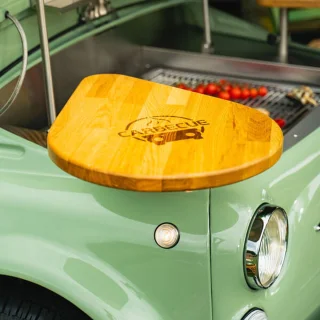 CARBECUE Vaalgroen Fiat 500 Grill