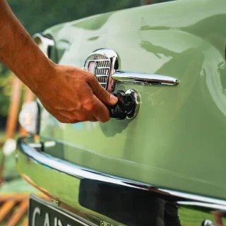CARBECUE Vaalgroen Fiat 500 Grill