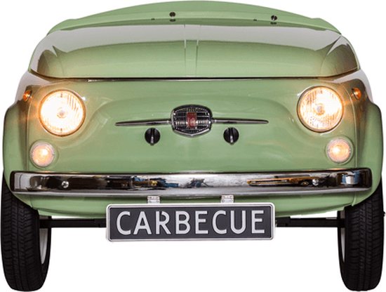 CARBECUE Vaalgroen Fiat 500 Grill review