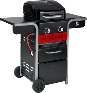 De Char-Broil Gas2Coal 2.0 210 Hybrid BBQ gas- en houtskoolbarbecue in één oogopslag