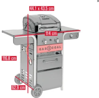 Wat vinden we goed aan de Char-Broil Gas2Coal 2.0 210 Hybrid BBQ gas- en houtskoolbarbecue